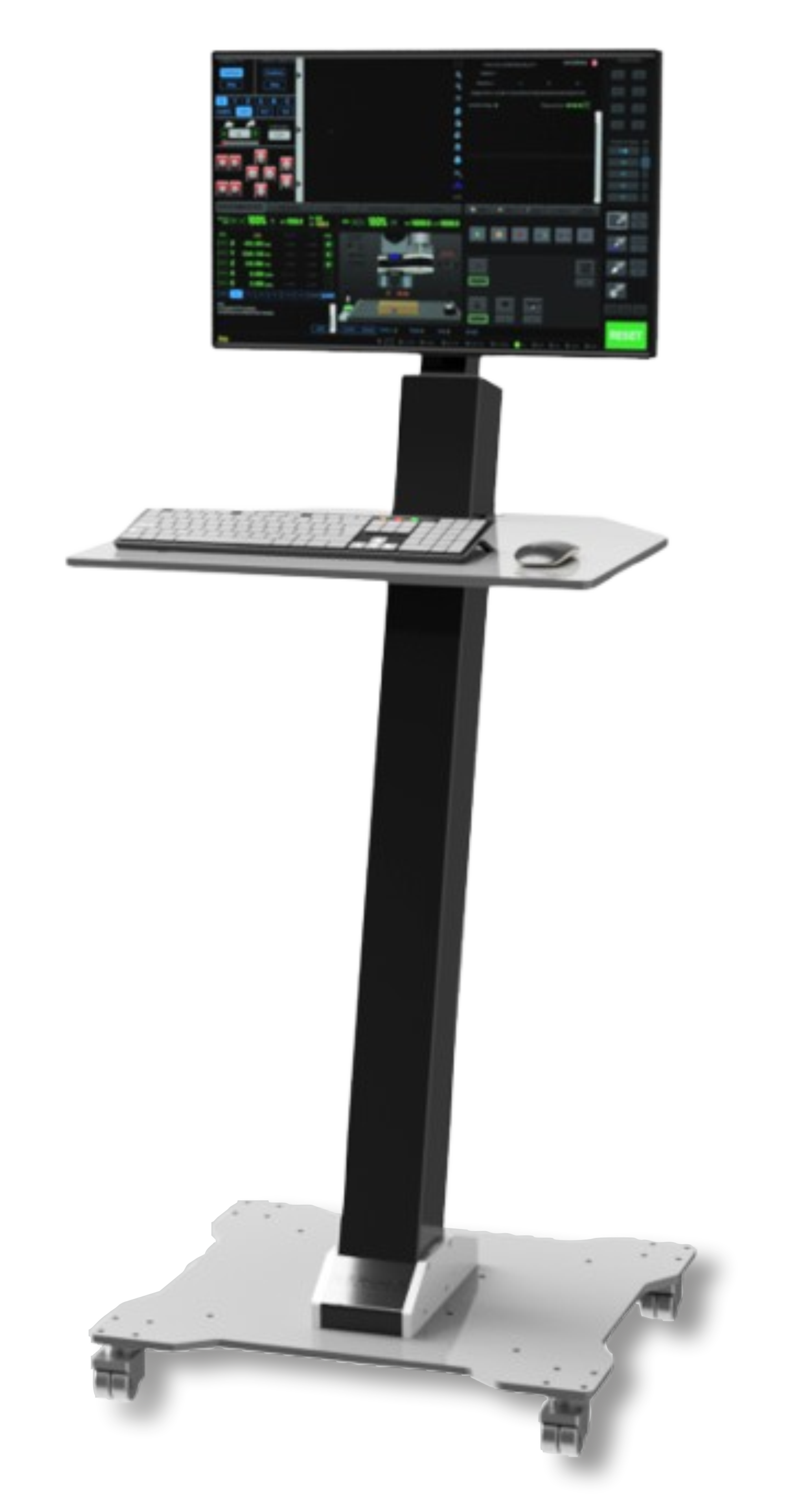 Pedestal com computador
